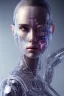 Placeholder: cyberpunk, head, women, portrai, open mouth, perfect skin, tron, cyborg , perfekt, real, dream, hr giger