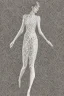 Placeholder: Full body portrait, painting, medium shot lady volumetric silver filigree