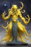 Placeholder: yellow elder god of ballance and perfection cosmic yellow paint