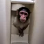 Placeholder: Monkey om toilet