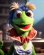 Placeholder: hybrid character, waitress sexy woman with monster muppet mask that covers her entire head, retro style, Sesame Street style, smooth, unreal engine 5, god lights, ray tracing, RTX, lumen lighting, ultra detail, volumetric lighting, 3d.