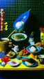 Placeholder: Japanese Food Ad 80s