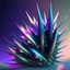 Placeholder: iridescent spikes