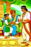 Placeholder: Birbal’s son order a milk of cup