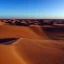 Placeholder: désert du Sahara, coucher de soleil, dune de sable, montagne, rochers