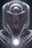 Placeholder: evil berserker, alien, tron, bitcoin eyes, 8k, finely detailed, photo realistic, gothic, hr giger