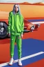 Placeholder: Billie Eilish, legs, photorealistic, 2k