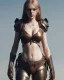 Placeholder: full body female, leather armour , big busty , pintura, ,details,texture,8k quality, florest, Minimalism, Romanticism, Expressionism, Impressionism