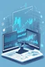 Placeholder: Advanced Trading Strategies and Analysis, flat light blue style