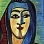 Placeholder:  Damascus portrait by picasso