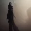 Placeholder: dark elegant dress shadow woman, powerful, creepy, matter, majestic, flow, illustration, concept art, by Greg Rutkowski, Sung Choi, Mitchell Mohrhauser, Maciej Kuciara, Johnson Ting