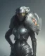 Placeholder: full body female, futuristic armour , big busty , pintura, ,details,texture,8k quality, florest, Minimalism, Romanticism, Expressionism, Impressionism