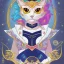 Placeholder: gato negro luna de la serie sailor moon cat