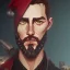 Placeholder: Tom Cruise Christmas cyberpunk military beard goat art