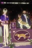 Placeholder: 1990 dog show the winner is a "half human rabbit combined animal::40", realistic (film Color Mission 200::10) photo from old disposable camera , grainy photo