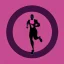 Placeholder: a logo for an application of music for sport and workout running