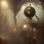 Placeholder: Heartbroken, steampunk, realistic, acrylic art, 8k resolution, cinematic 4d