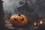 Placeholder: Ghost pumpkin in nier automata artstyle, halloween them, winter, close picture, fantasy world, intricate details, highly detailed, high details, detailed portrait, masterpiece,ultra detailed, ultra quality