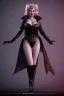 Placeholder: Lana Turner as evil queen in black leather, leather, busty, cleavage, angry, stern look. character design by cory loftis, fenghua zhong, ryohei hase, ismail inceoglu and ruan jia. unreal engine 5, artistic lighting, highly detailed, photorealistic, fantasy