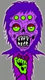 Placeholder: Zombie nion purple