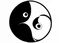 Placeholder: ying,yang clipart style simple stencil