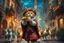 Placeholder: create "The Cat Pied Piper of Hamelin, whimsical and colorful Renaissance attire, playing a golden flute, leading playful and mischievous cats through vibrant, cobbled Renaissance streets, people on balconies laughing and pointing, surreal lighting, dreamlike vibe, highly detailed, vivid colors, painterly style, 8K, magical realism meets historical fiction --v 7 --ar 4:3 --style raw --q 2"