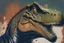 Placeholder: Dinosaur, T-rex, Comic style, portrait