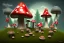 Placeholder: mushroom architecture with windows