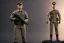 Placeholder: G.I. Joe doll soldier Donald Trump, big gun,boots, helm, Trump facial detail,trump, beret