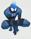 Placeholder: spider-man as DC blue lantern