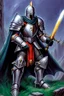 Placeholder: fantasy space knight 90's tcg art 90's tcg art