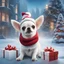 Placeholder: a small dog dressed up as a snowman, hollywood promotional image, playstation 5 graphics, profile picture 1024px, white chihuahua, movie promotional image, rankin, listing image, cgi society, 2 0 1 9, icon for an ai app, characters merged, character close-up, freezing, h 1024, shot with Sony Alpha a9 Il and Sony FE 200-600mm f/5.6-6.3 G OSS lens, natural light, hyper realistic photograph, ultra detailed -ar 3:2 -q 2 -s 750