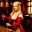 Placeholder: fullbody portrait 'beautiful face blonde massiveboobs medieval wench on tavern in medieval city',painting by gaston bussiere, greg rutkowski, yoji shinkawa, yoshitaka amano, tsutomu nihei, donato giancola, tim hildebrandt, oil on canvas, cinematic composition,sharp image, extreme detail,((fit full head inside picture)),32k