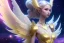 Placeholder:  beautiful cosmic fairy, long hair, golden skin, nice smiling, transparent wings, magic glamour make up, delicate colors, beautiful glamour galactique dress, ultra sharp focus, 8k, unreal engine 5, extremely sharp detail, light effect, soft light atmosphere of a spaceship, smooth, full of details, face in front, complete vision of face and hair and body