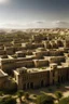 Placeholder: show me a image of a ancient middle eastern city with huge fortified walls