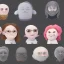 Placeholder: clean art of harry potter avatars, soft lighting, soft pastel gradients, high definition, 3d icon clay render, blender 3d by Alexander Jansson