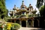 Placeholder: A palace filled with flowers painted by Antoni Gaudi