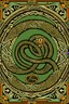 Placeholder: Celtic knot snake border