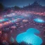 Placeholder: schwimmbad im oktoberfest,dampf,riesenrad, handtücher, menschliche gäste, epic, golden material, marmor, neonlights, night, 8k, extremly detailed,stars, dampf, antik,