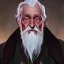 Placeholder: Portrait of a 90 year old warlock like Albus Dumbledore, Gandalf, Merlin, Sherlock Holmes and Mary Poppins