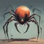 Placeholder: Orb Spider in Goro Fujita art style