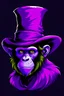 Placeholder: big purple monkey with hot hat on