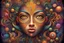 Placeholder: a painting of a face with many different vibrant neon colors, a poster by Naoto Hattori, behance contest winner, maximalism, maximalist, tarot card, poster art, sf, intricate artwork masterpiece, ominous, matte painting movie poster, golden ratio, trending on cgsociety, intricate, epic, trending on artstation, by artgerm, h. r. giger and beksinski, highly detailed, vibrant, production cinematic character render, ultra high quality model