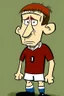 Placeholder: Oliver McBurney Footballer r cartoon 2d