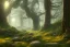 Placeholder: forest trees sunshine mountains