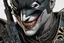 Placeholder: The batman who laughs in 8k comic book artstyle, cover eyes, joker smile, darkness them, close picture, apocalypse, intricate details, highly detailed, high details, detailed portrait, masterpiece,ultra detailed, ultra quality