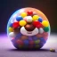 Placeholder: jelly bean,candy, gummy,chocolate ball, Photograph, beautiful, Unreal Engine 5, lens macro, utra realistic, hyper detailed, neon lighting