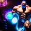 Placeholder: Ultra detailed fullbody Portrait in oil on canvas of League of Legends Braum,extremely detailed digital painting, extremely detailed face, crystal clear eyes, mystical colors ,perfectly centered image, perfect composition, rim light, beautiful lighting,masterpiece ,8k, stunning scene, raytracing, anatomically correct, in the style of Seung Eun Kim and Steve Jung and Simon Bisley and uncannyknack.