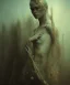 Placeholder: woman, photographer. oil on canvas, volumetric lighting, beksinski