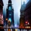 Placeholder: ,Gothic Trafalgar Square mixed with gothic shibuya crossing in gothic Metropolis,Gotham city, victorian dark Metropolis,Neoclassical Skyscraper,book illustration by Jean Baptiste Monge,Jeremy Mann, Details building cross section, strong lines, high contrast vibrant colors, highly detailed, , exterior illustration, croquis color illustration